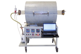 Controlled atmosphere Oven  with quartz tube